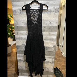 Free People Intimately - Black Lace Slip dress